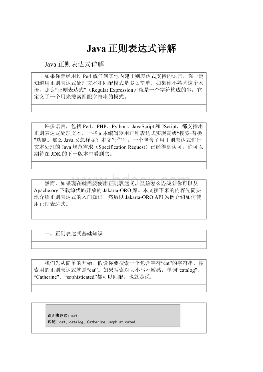 Java正则表达式详解.docx