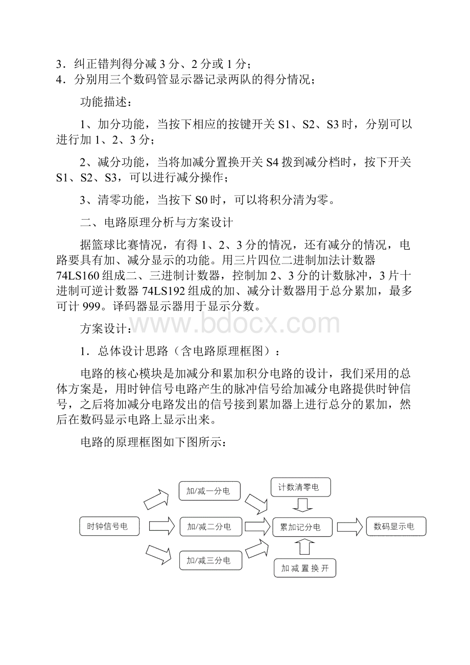 数电课程设计篮球计分器.docx_第2页