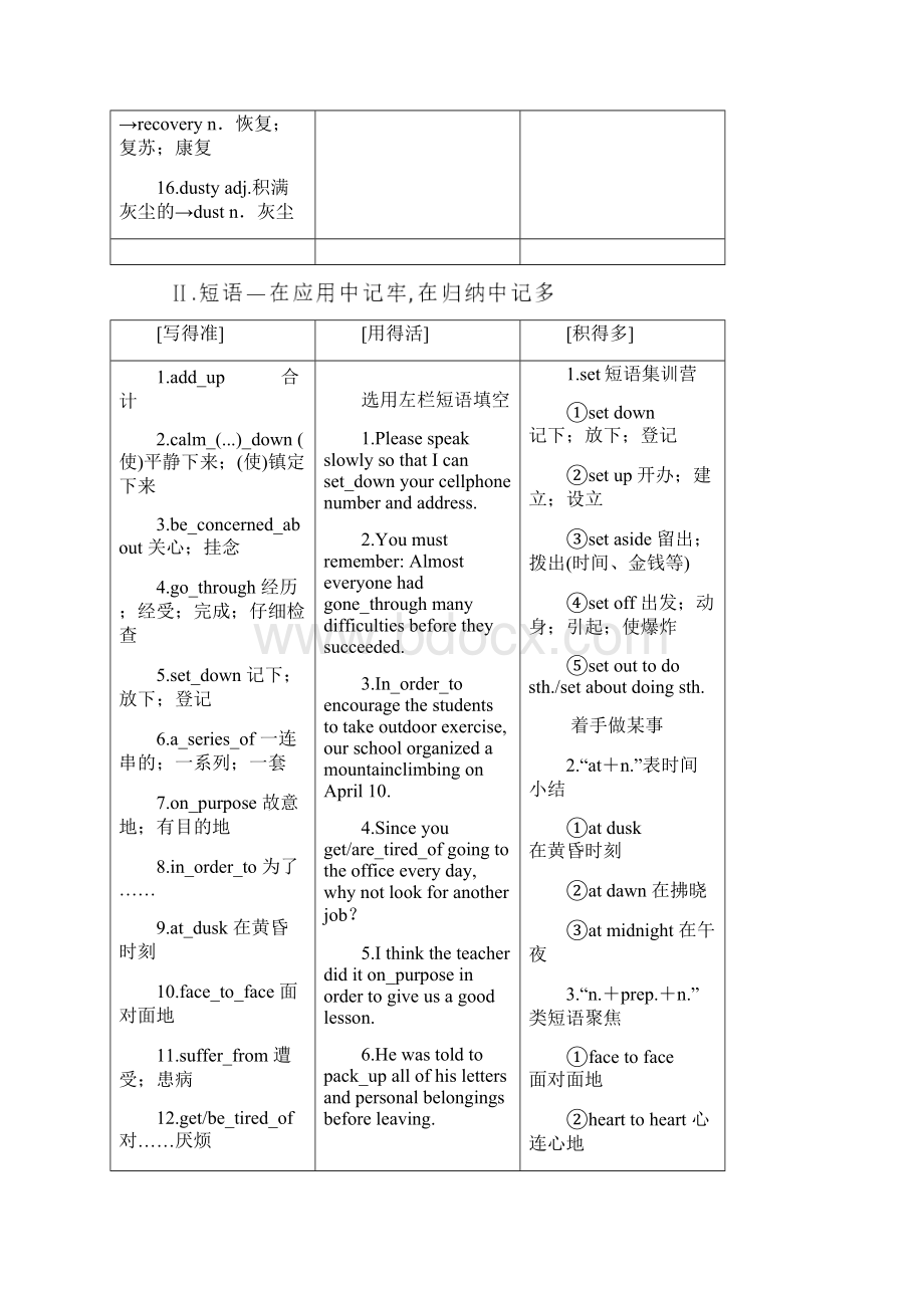 高考英语一轮复习 教师用书 新人教版必修1.docx_第3页