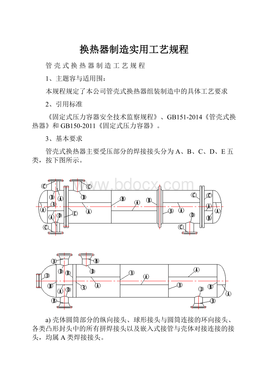 换热器制造实用工艺规程.docx