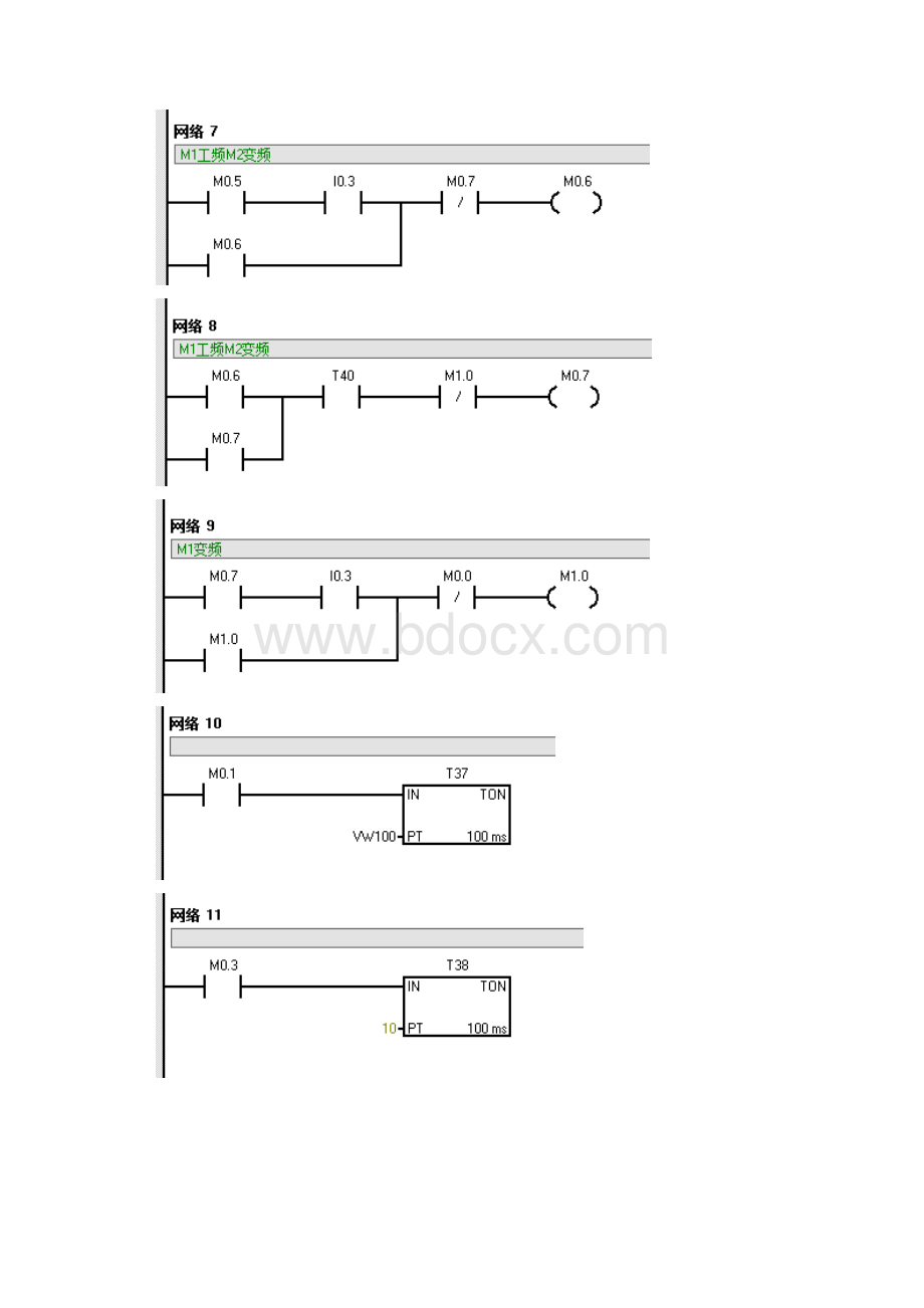 基于PLC控制变频器恒压供水系统电路图和PLC程序要点.docx_第3页