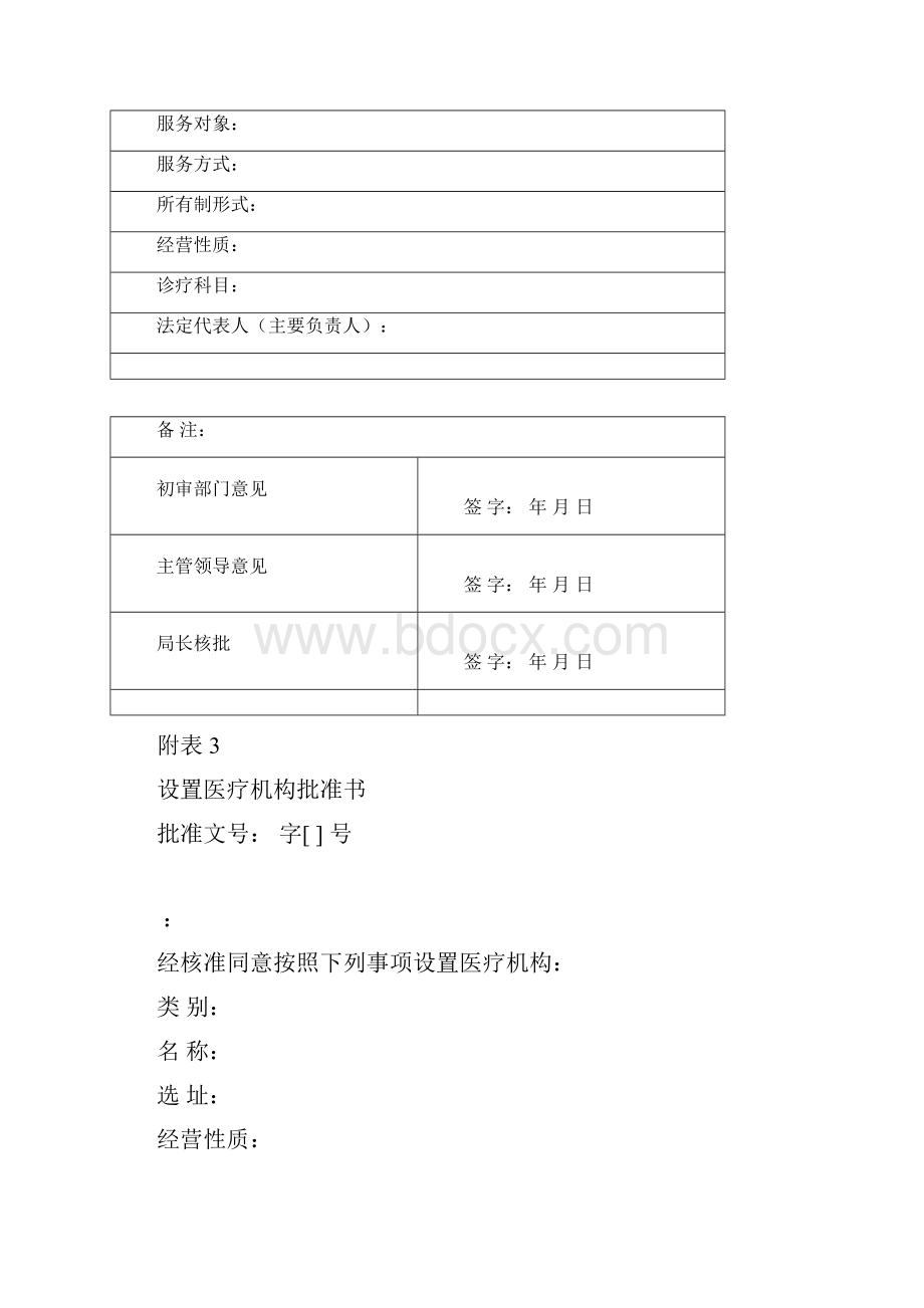 设置医疗机构申请表.docx_第3页