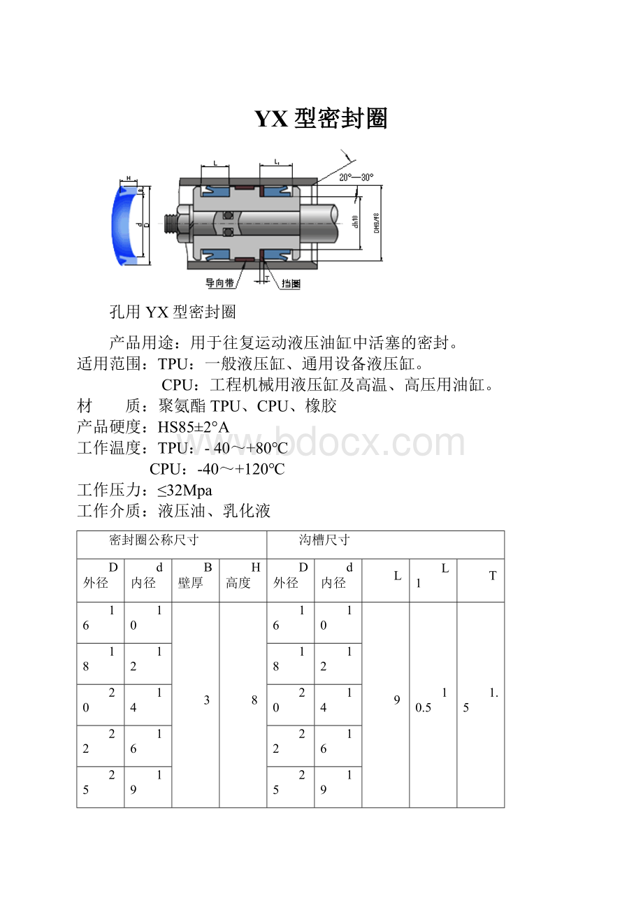 YX型密封圈.docx