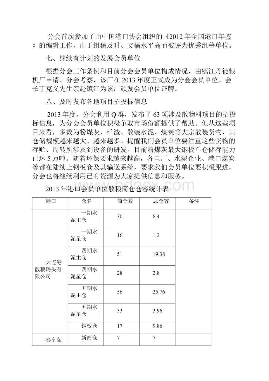 中国港口协会筒仓与散粮运输分会年鉴.docx_第3页