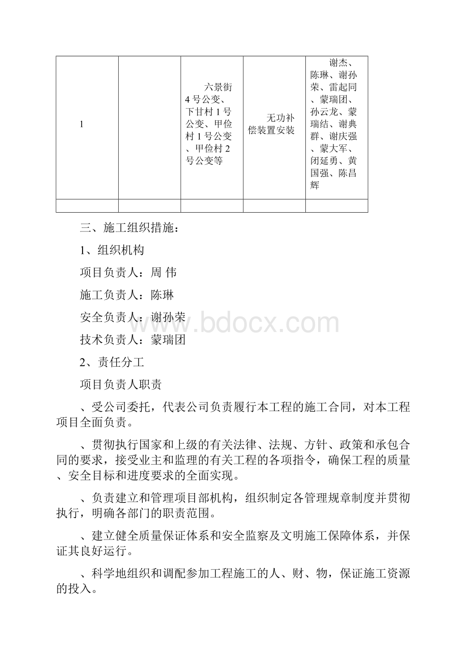 无功补偿安装施工方案.docx_第2页