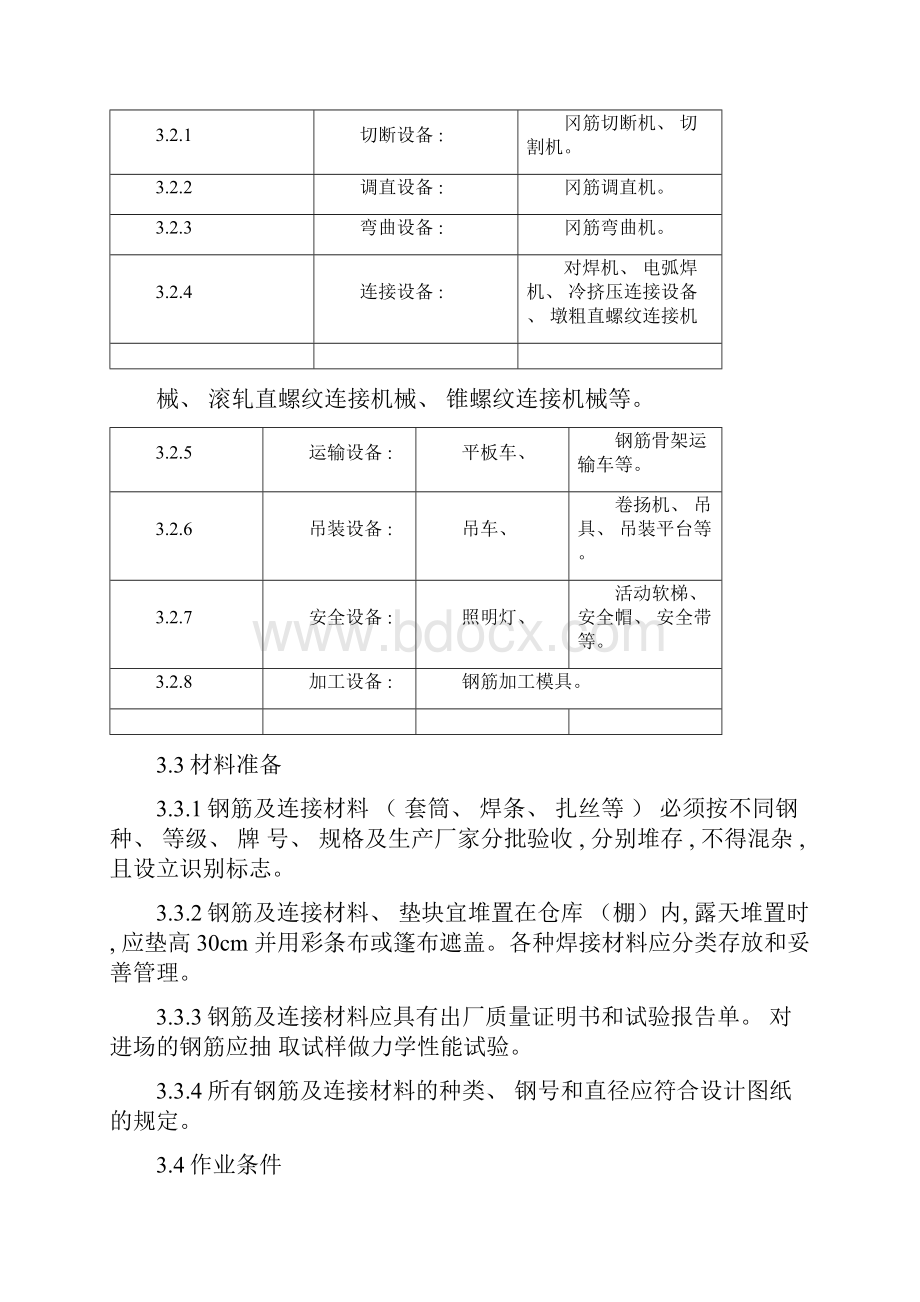 钢筋加工及安装施工作业指导书样本.docx_第2页