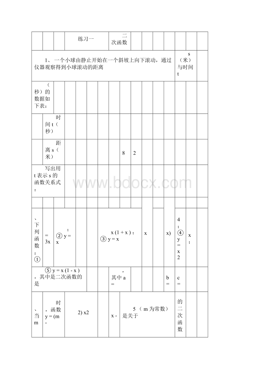 二次函数基础练习题大全含答案.docx_第2页