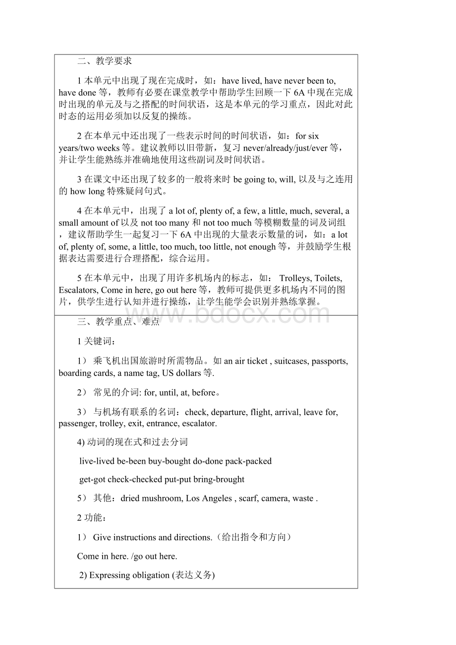 牛津英语6B单元教学方案计划.docx_第3页