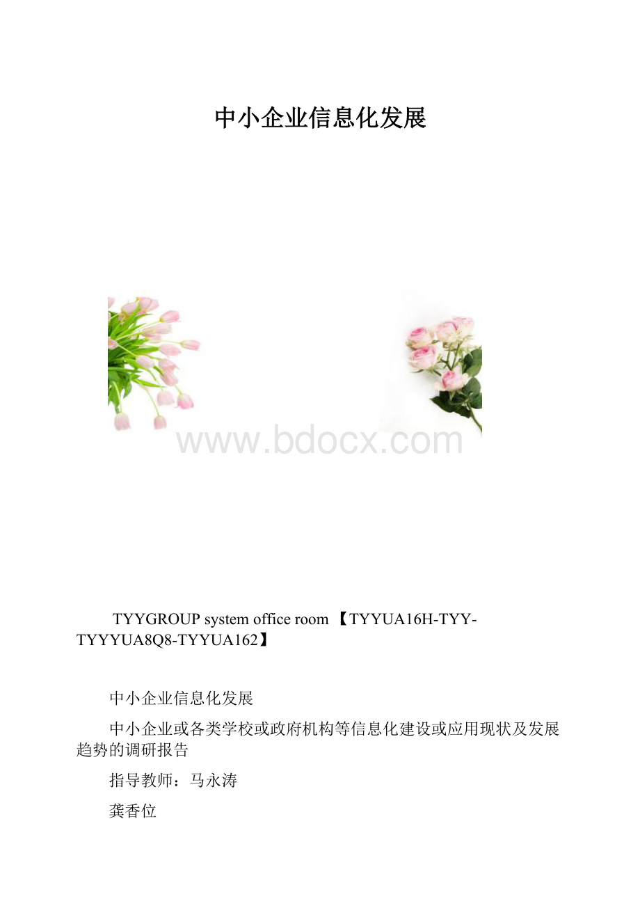 中小企业信息化发展.docx_第1页