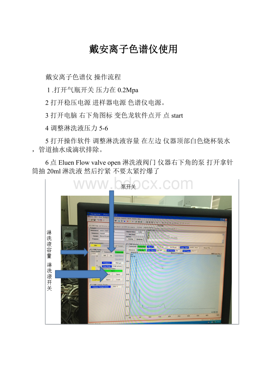 戴安离子色谱仪使用.docx