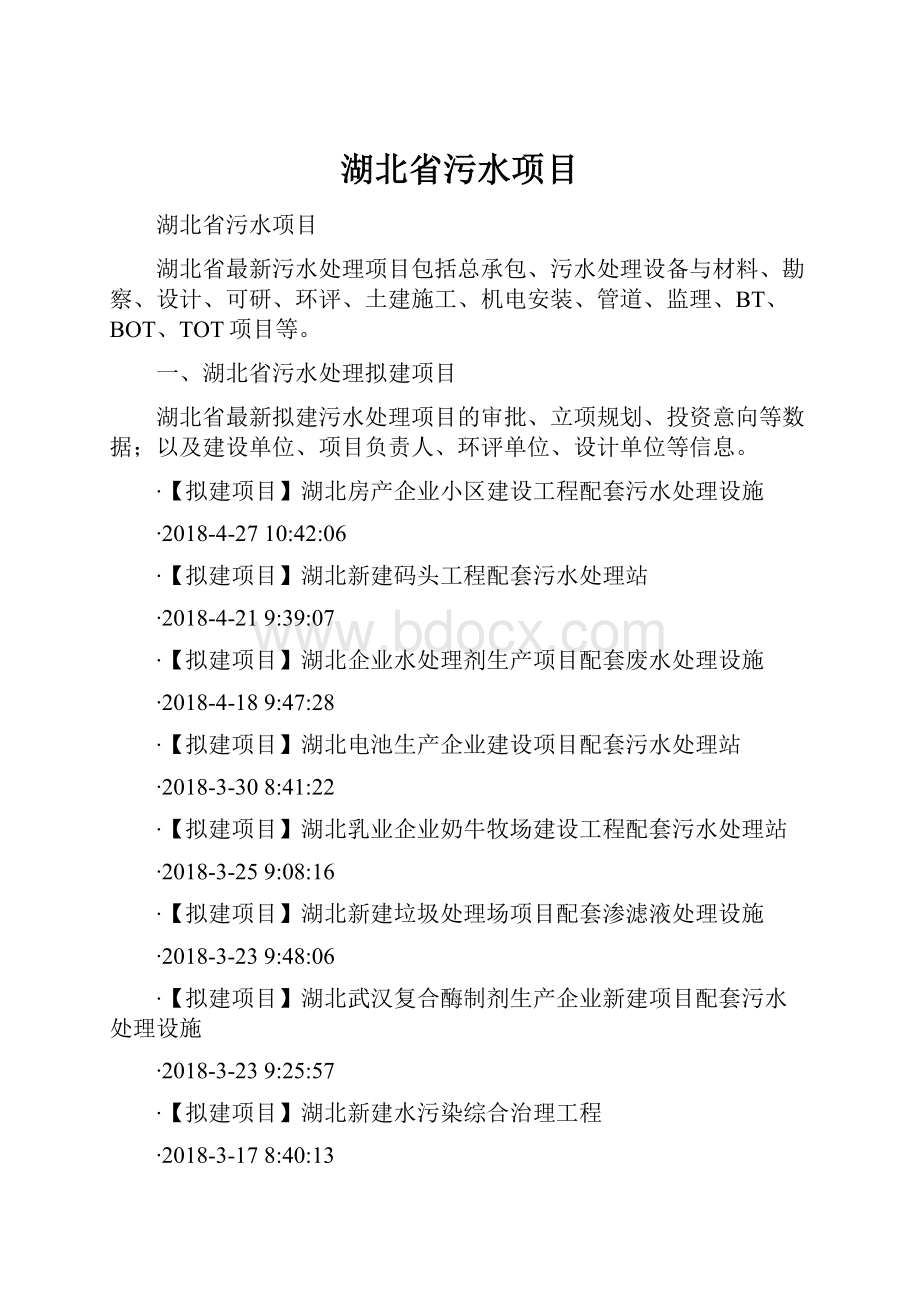 湖北省污水项目.docx