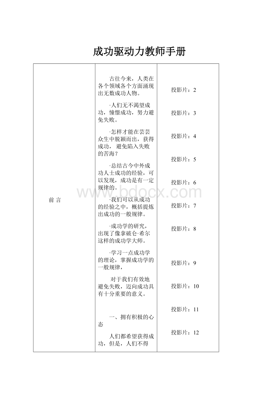 成功驱动力教师手册.docx