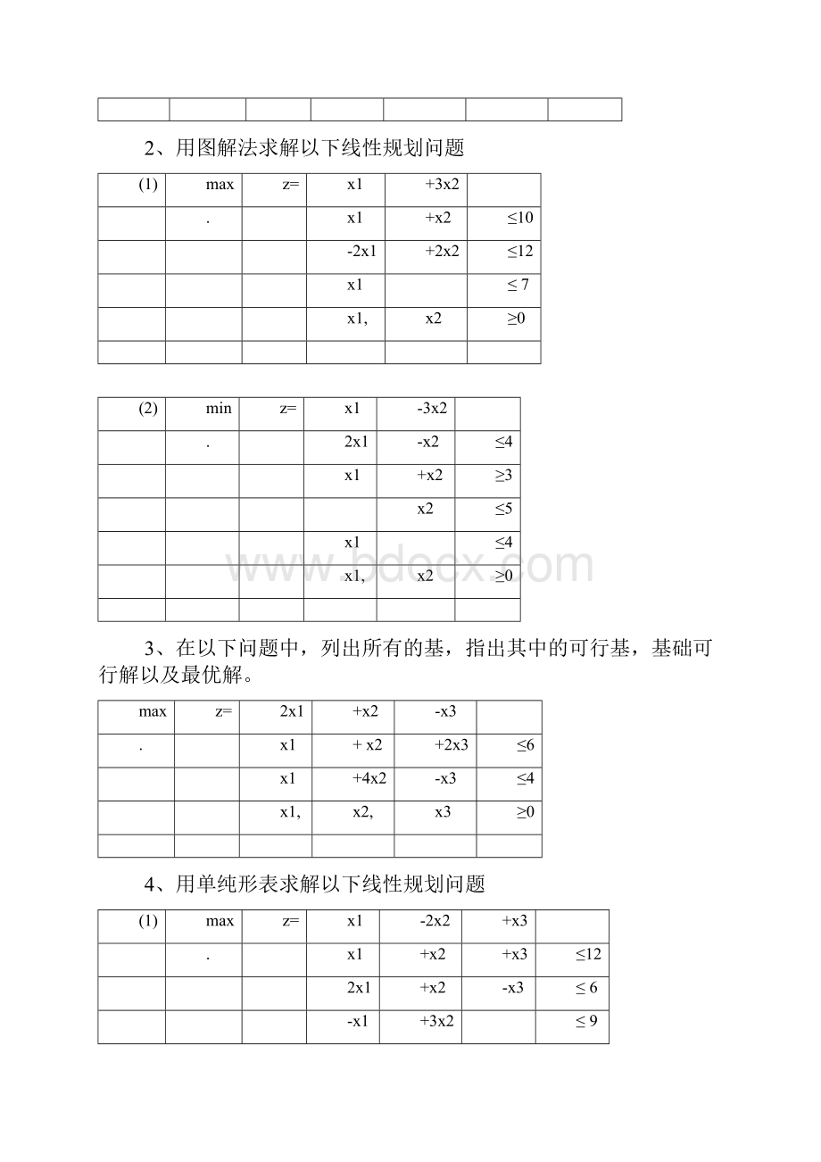 运筹学各章的作业题答案.docx_第3页