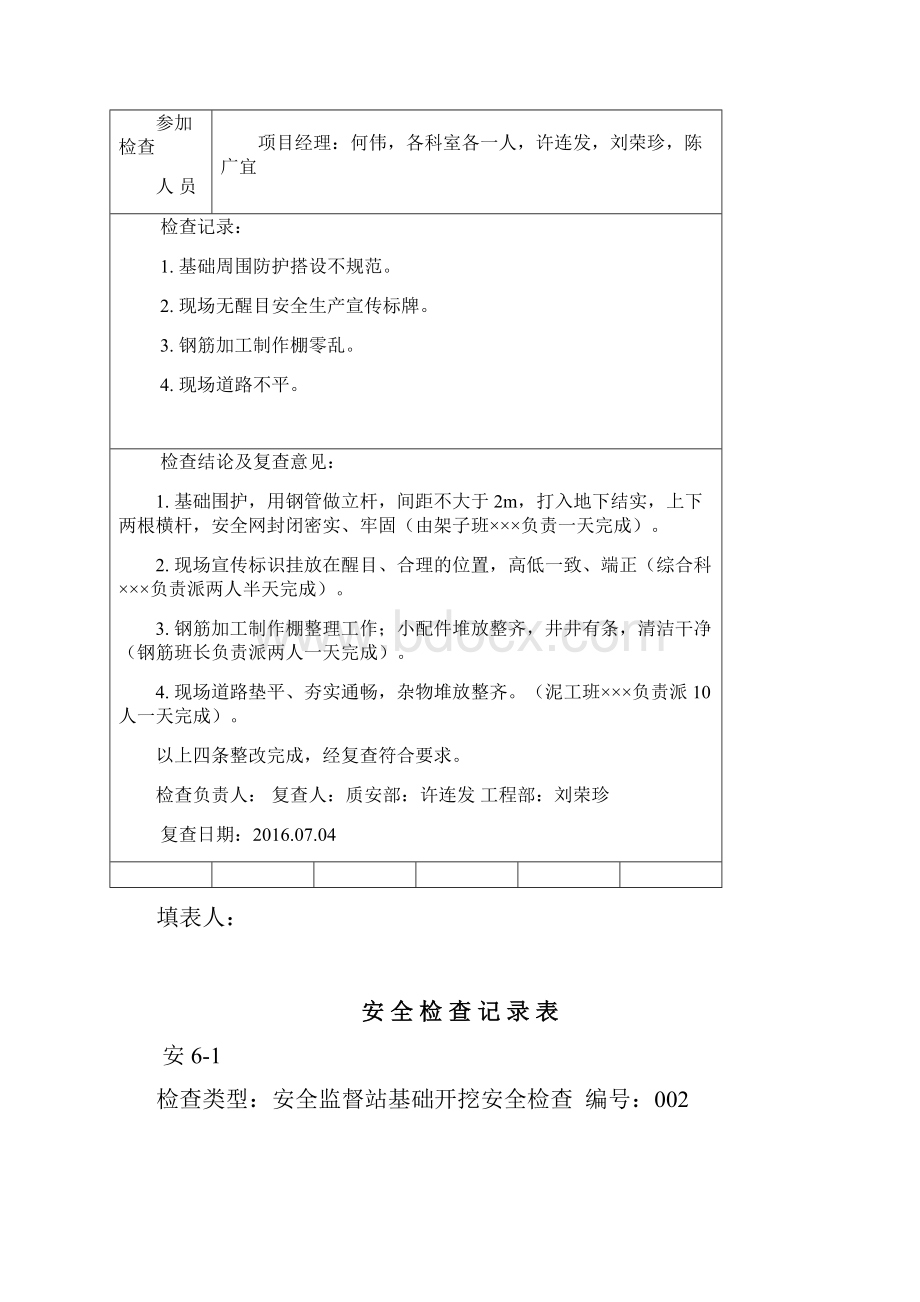 安全检查记录表.docx_第2页