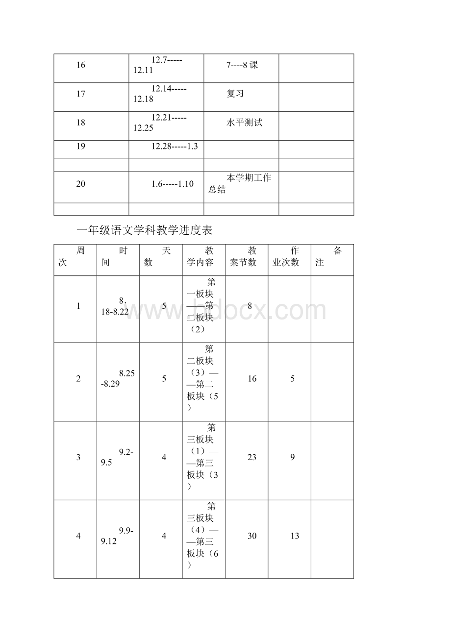 学第二学期教学进度表.docx_第2页