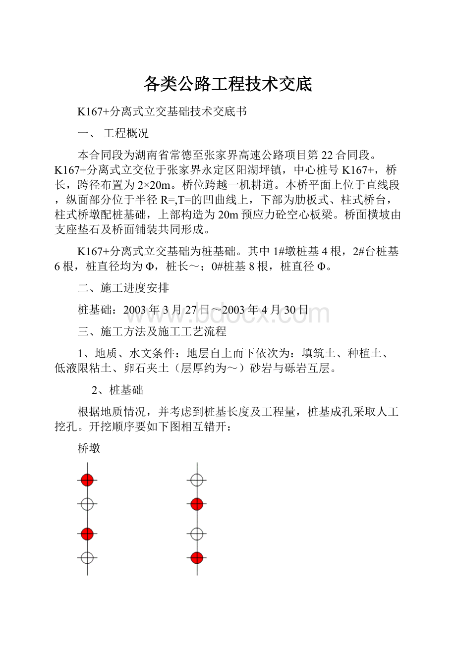 各类公路工程技术交底.docx