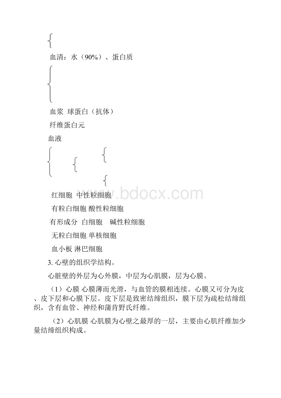 动物组织胚胎学专升本作业题参考答案.docx_第3页