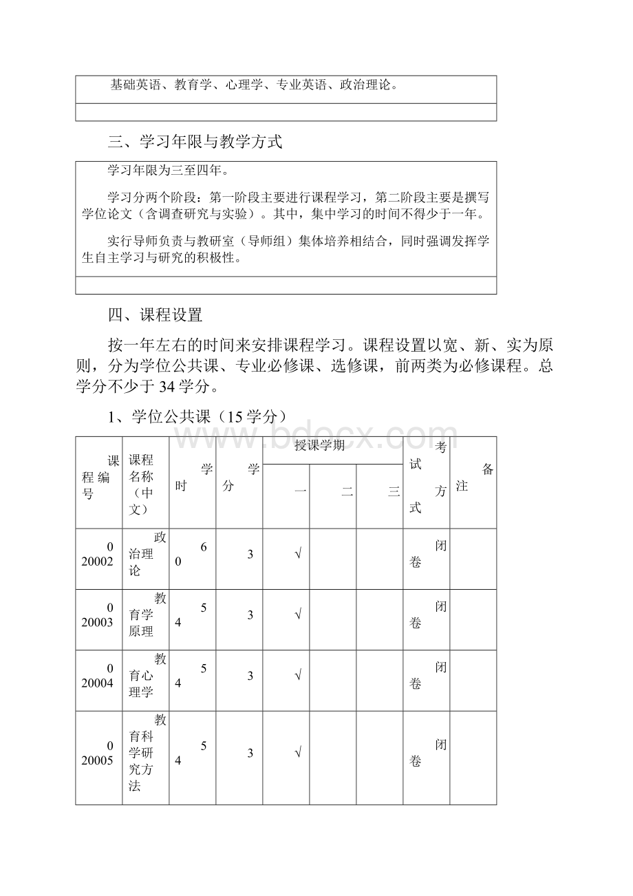 最新学科教学英语专业方向培养方案北京师范大学研究生院.docx_第2页