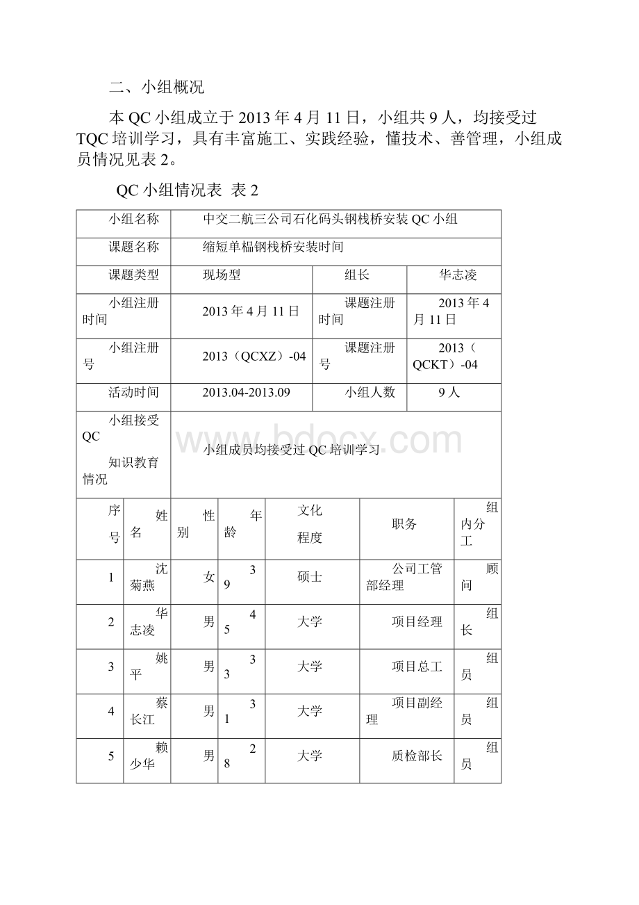 缩短单榀钢栈桥安装时间.docx_第2页