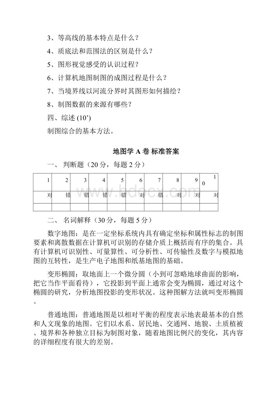 地图学试题 1共26页.docx_第2页