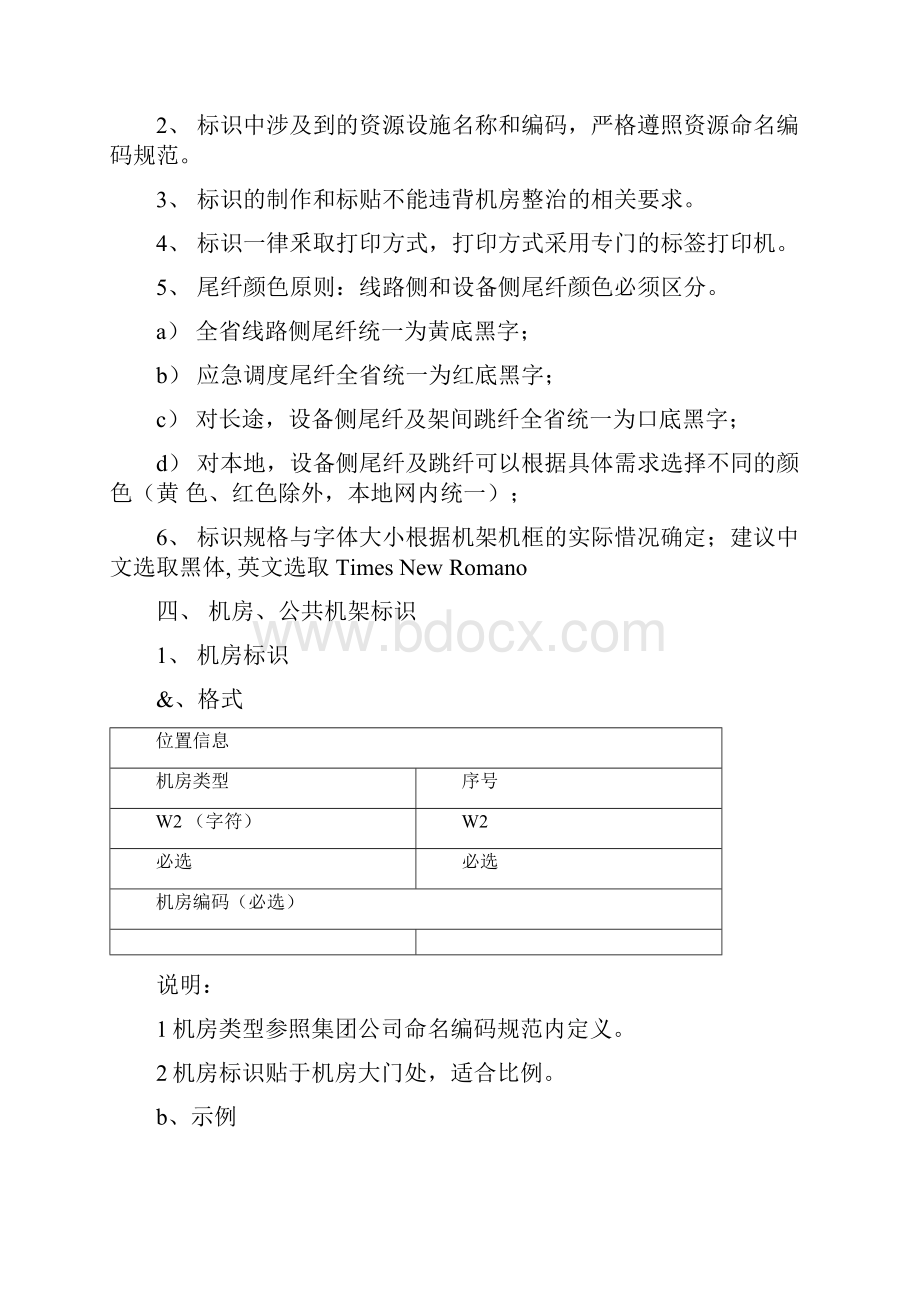 电信设备资源机房标识规范.docx_第2页