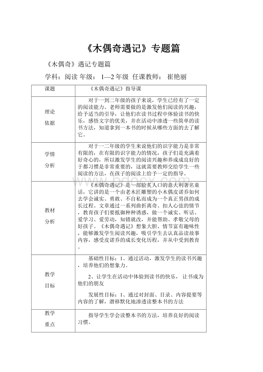 《木偶奇遇记》专题篇.docx_第1页