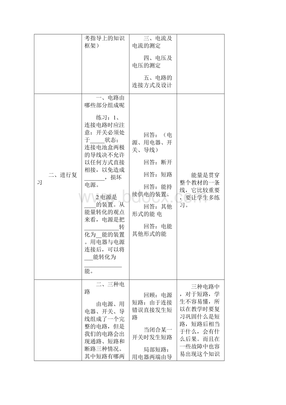 中考物理 电路初探复习教案苏科版.docx_第3页