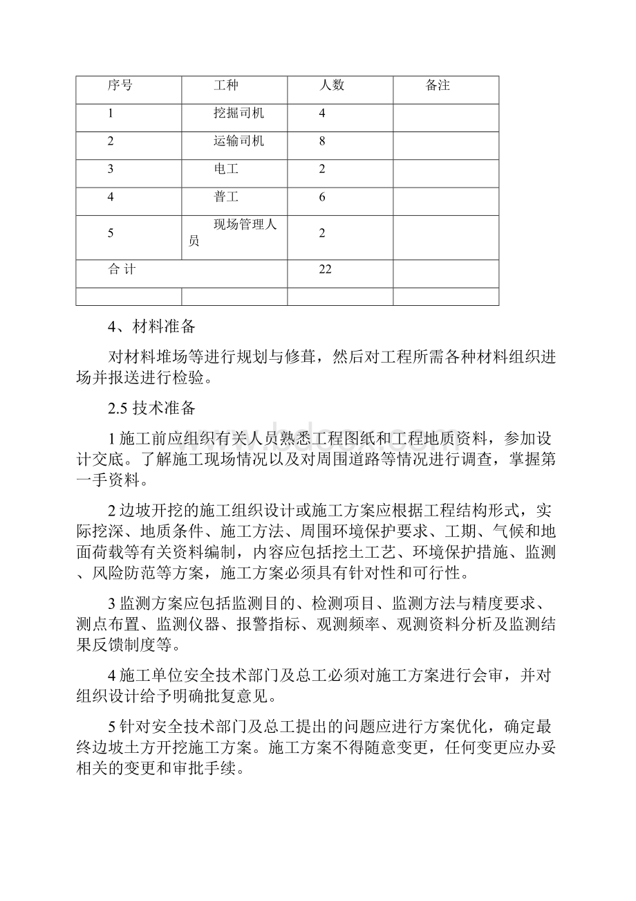 边坡土方开挖施工方案方针.docx_第3页