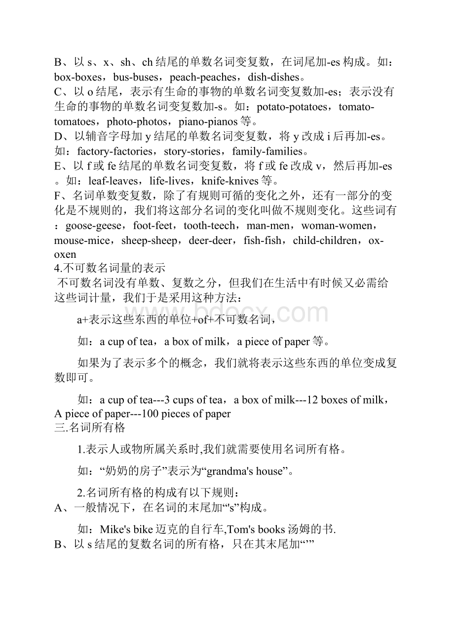 名词单数变复数规则及练习.docx_第2页