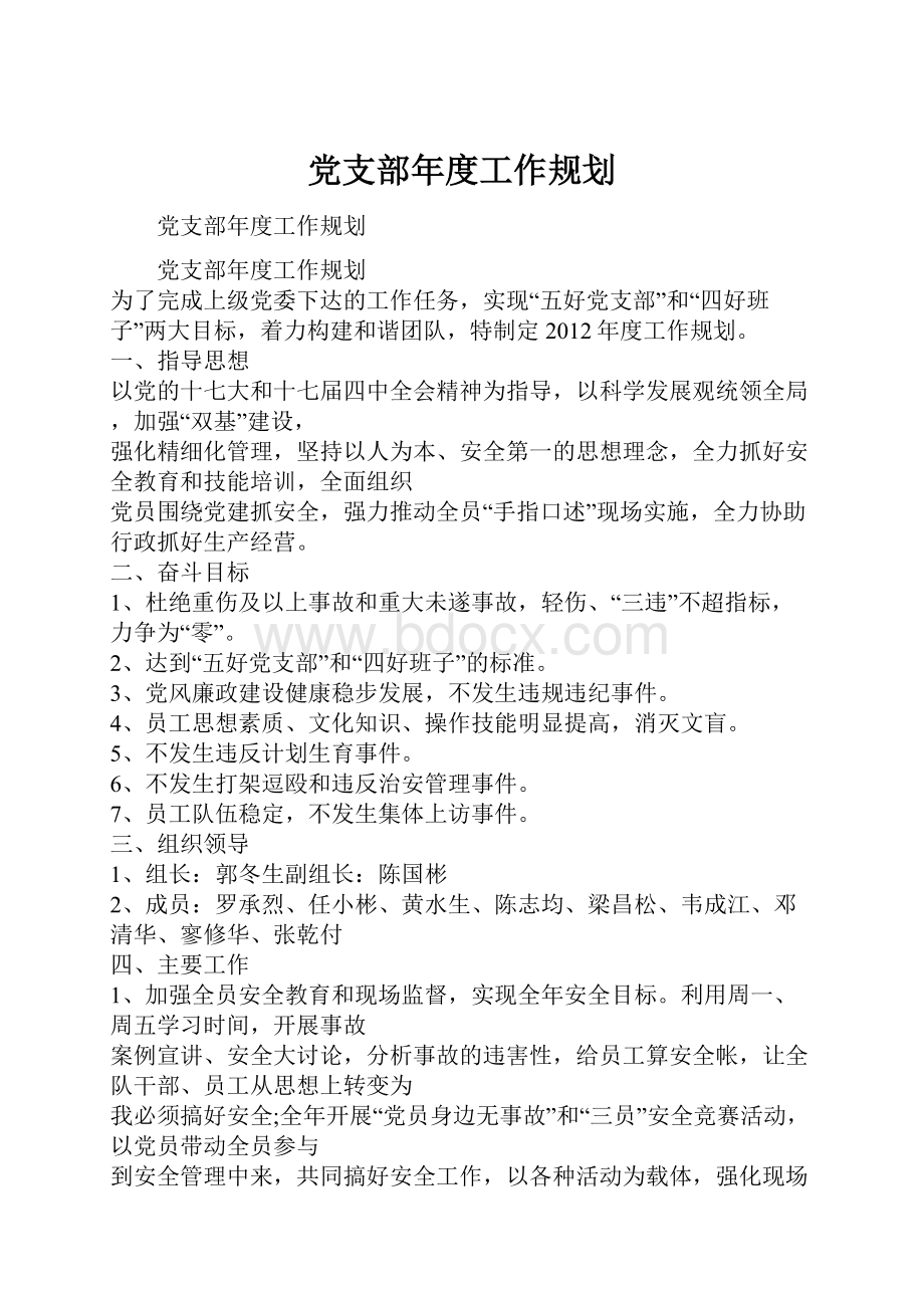 党支部年度工作规划.docx