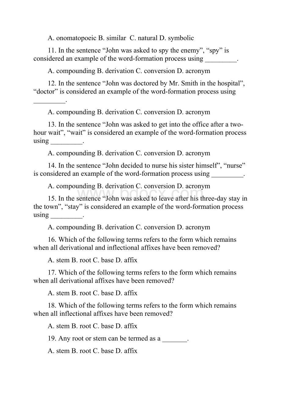 英语词汇学习题集2含答案.docx_第2页