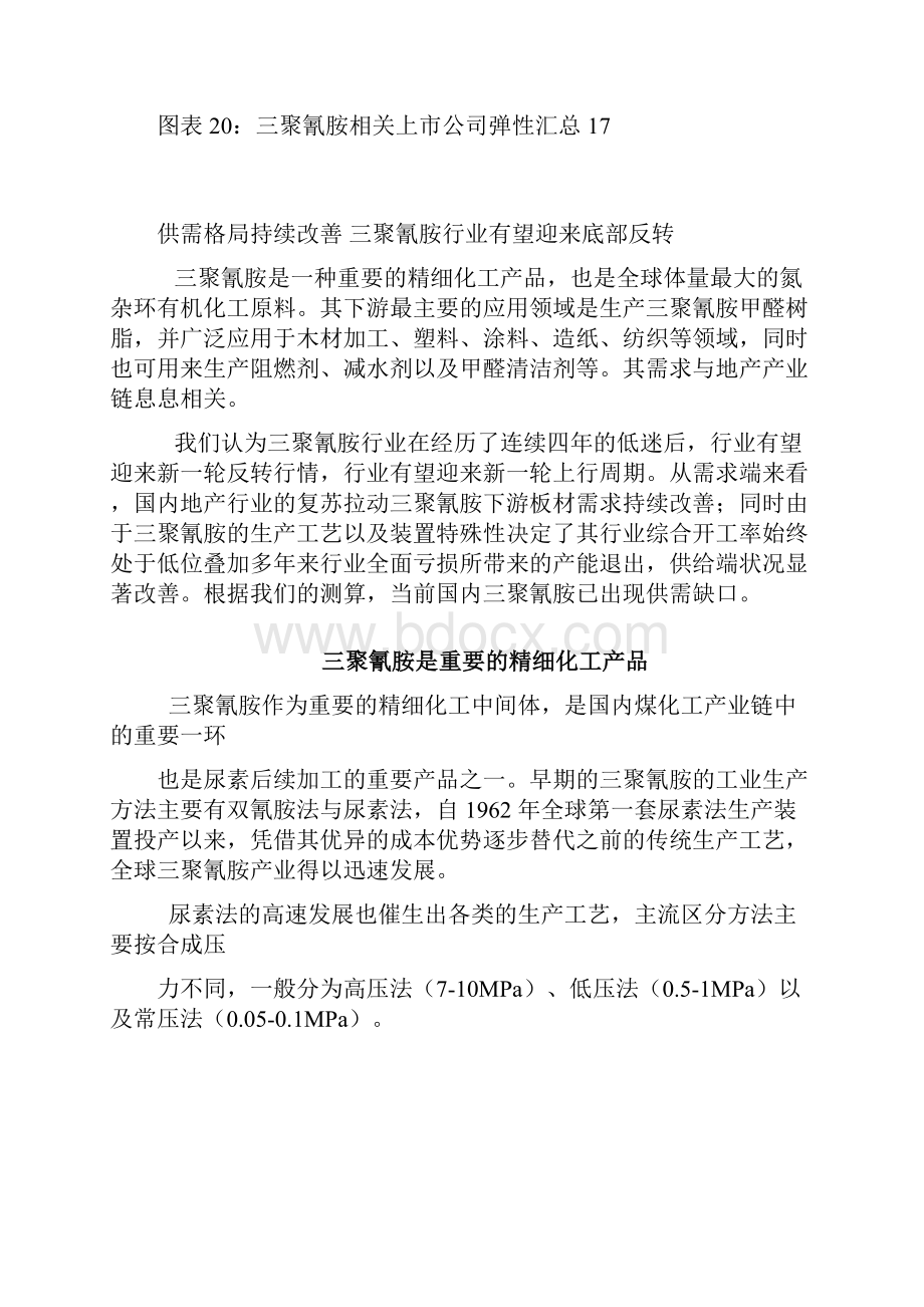 三聚氰胺行业供需分析报告.docx_第3页