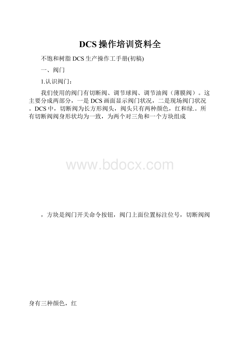 DCS操作培训资料全.docx_第1页