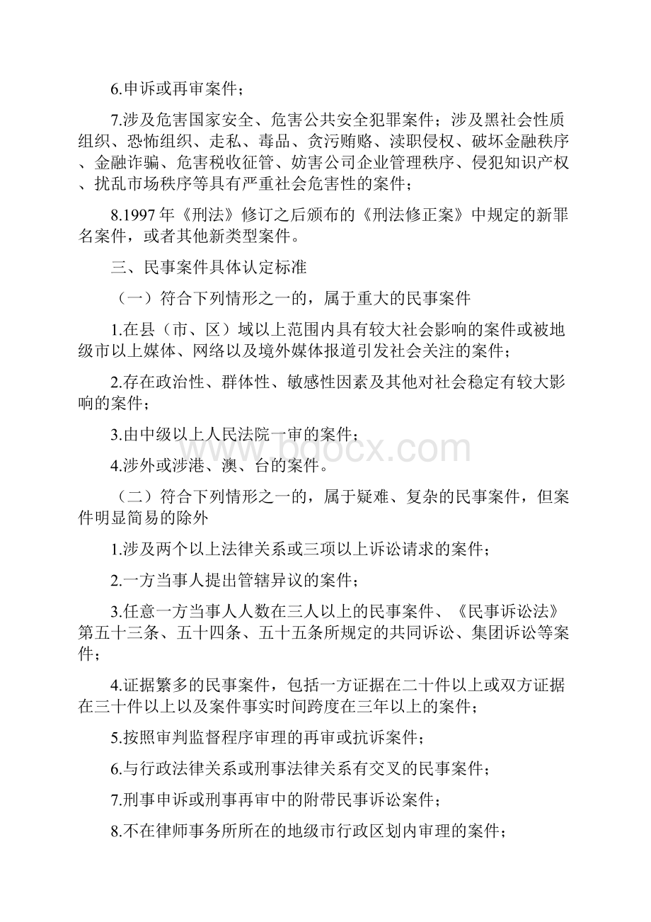 浙江律师服务收费中重大疑难复杂诉讼案件认定标准及适用办法.docx_第3页