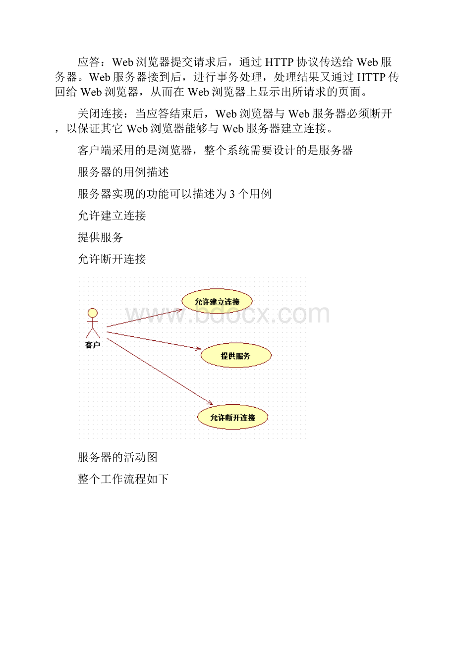 课程设计简单web服务器的设计与实现uml设计.docx_第2页