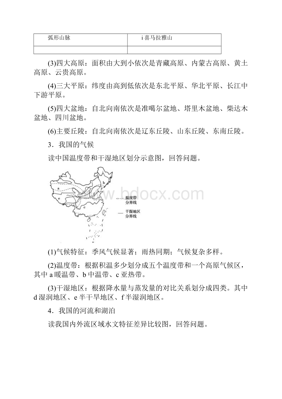 高考地理一轮复习第14单元中国地理第1节中国地理概况学案鲁教版.docx_第3页