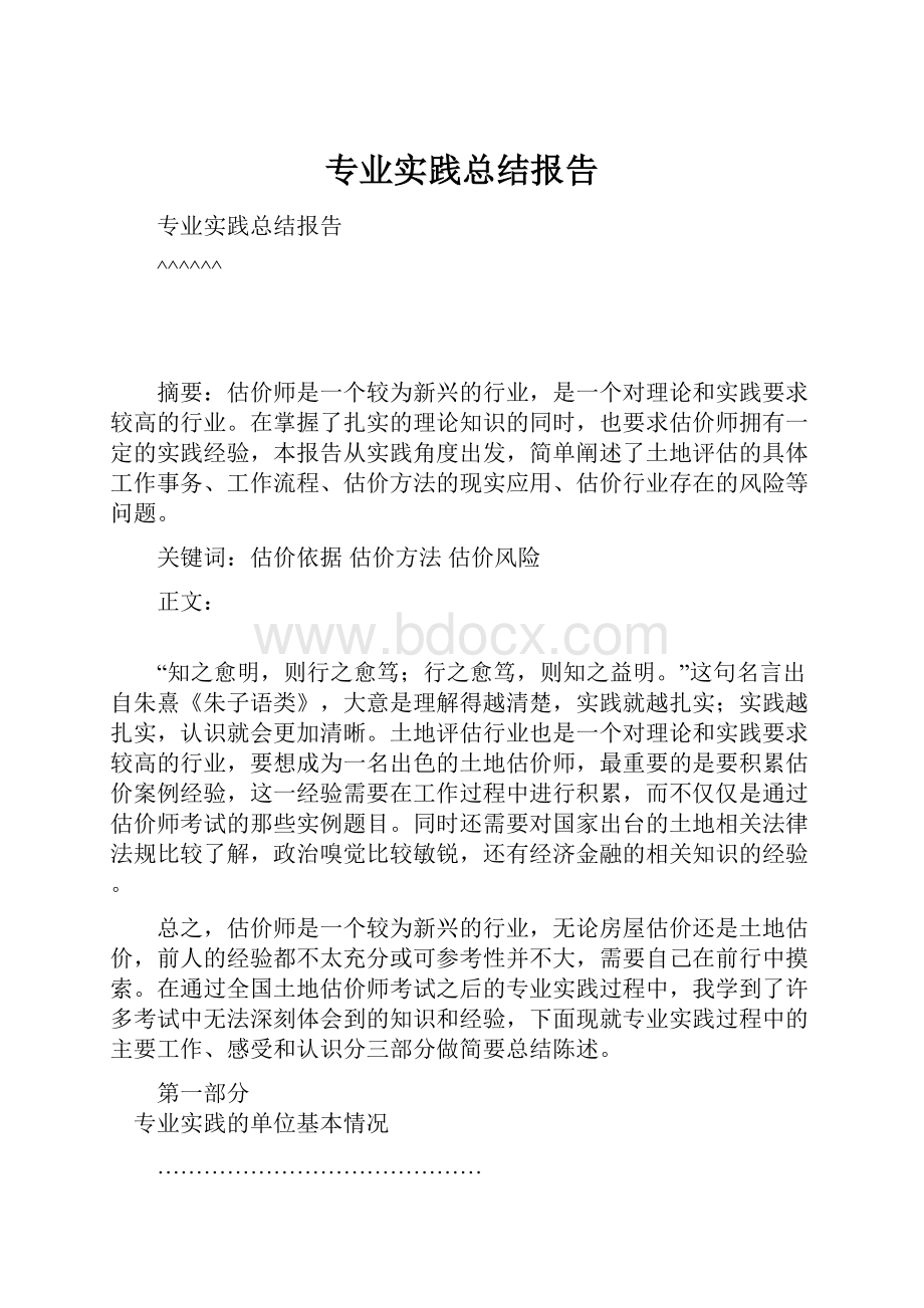 专业实践总结报告.docx_第1页