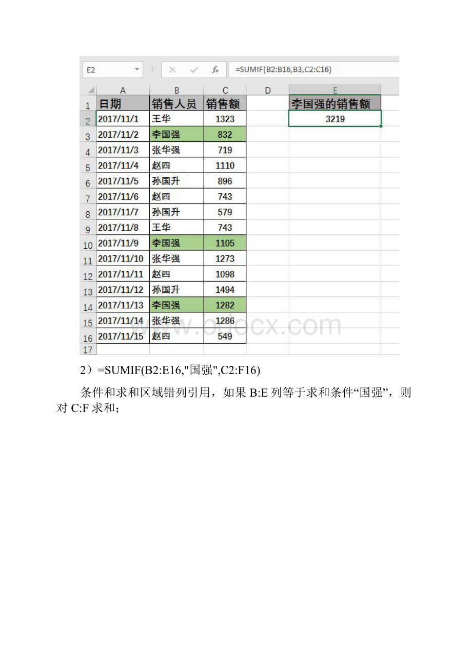 SUMIF函数的经典用法.docx_第2页