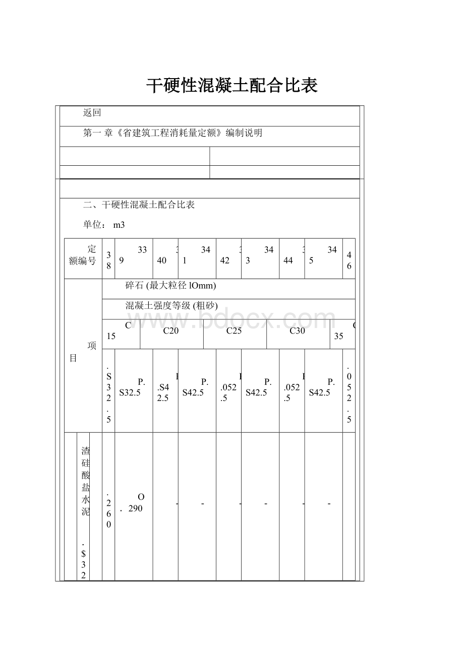 干硬性混凝土配合比表.docx