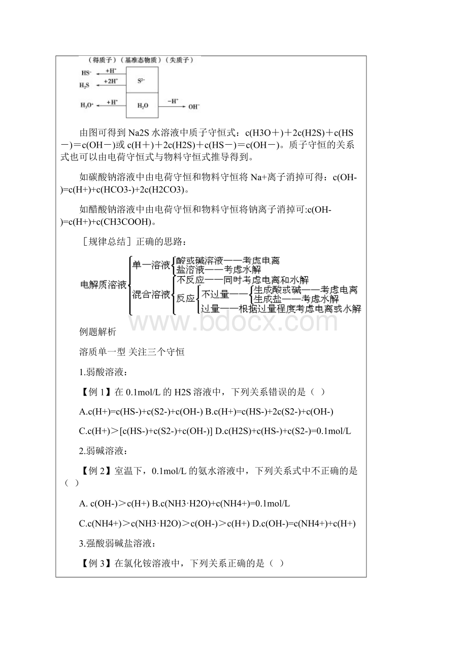 高考化学三大守恒复习讲义无答案语文.docx_第3页