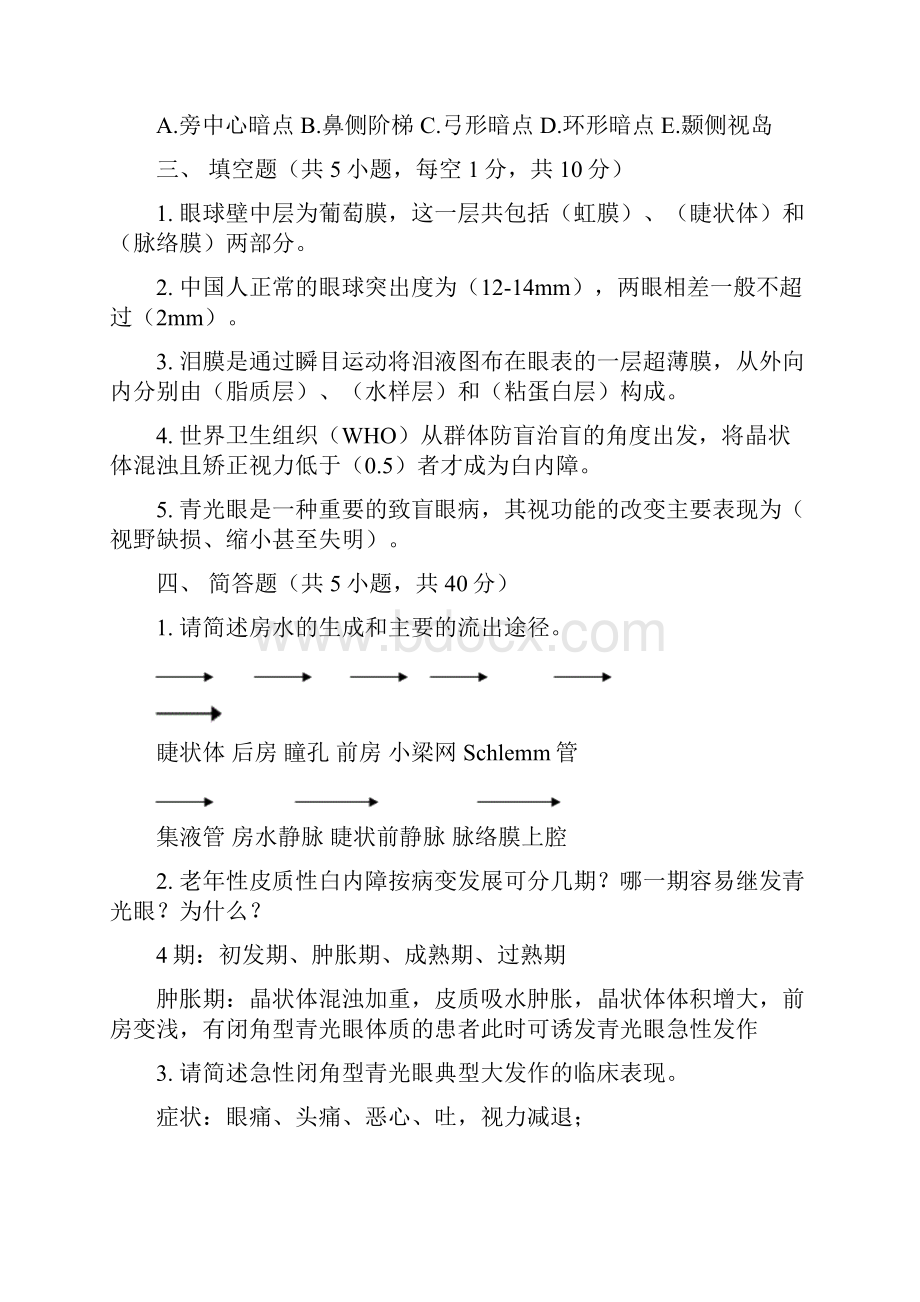 眼科学试题附答案.docx_第2页