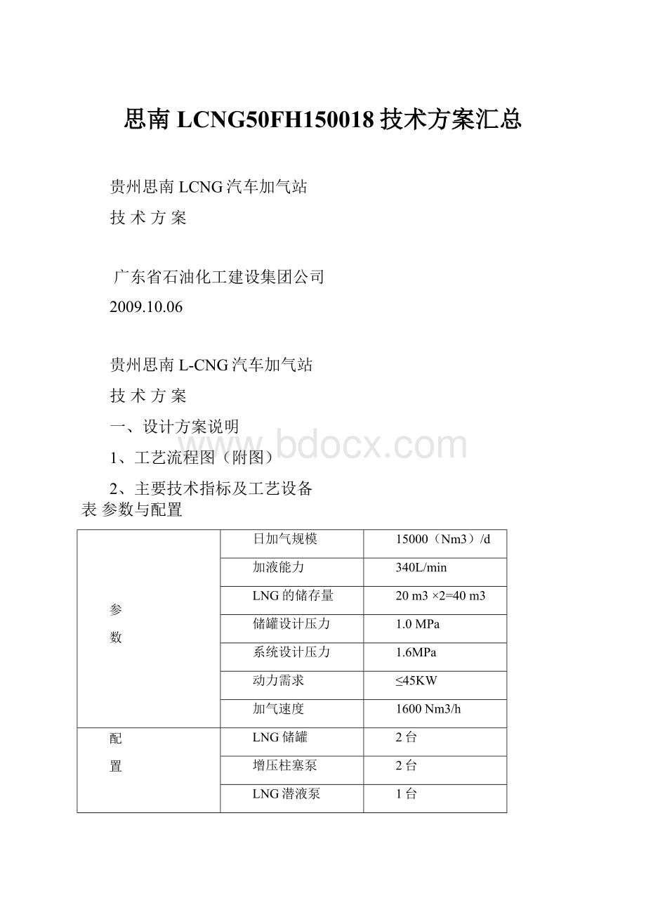 思南LCNG50FH150018技术方案汇总.docx