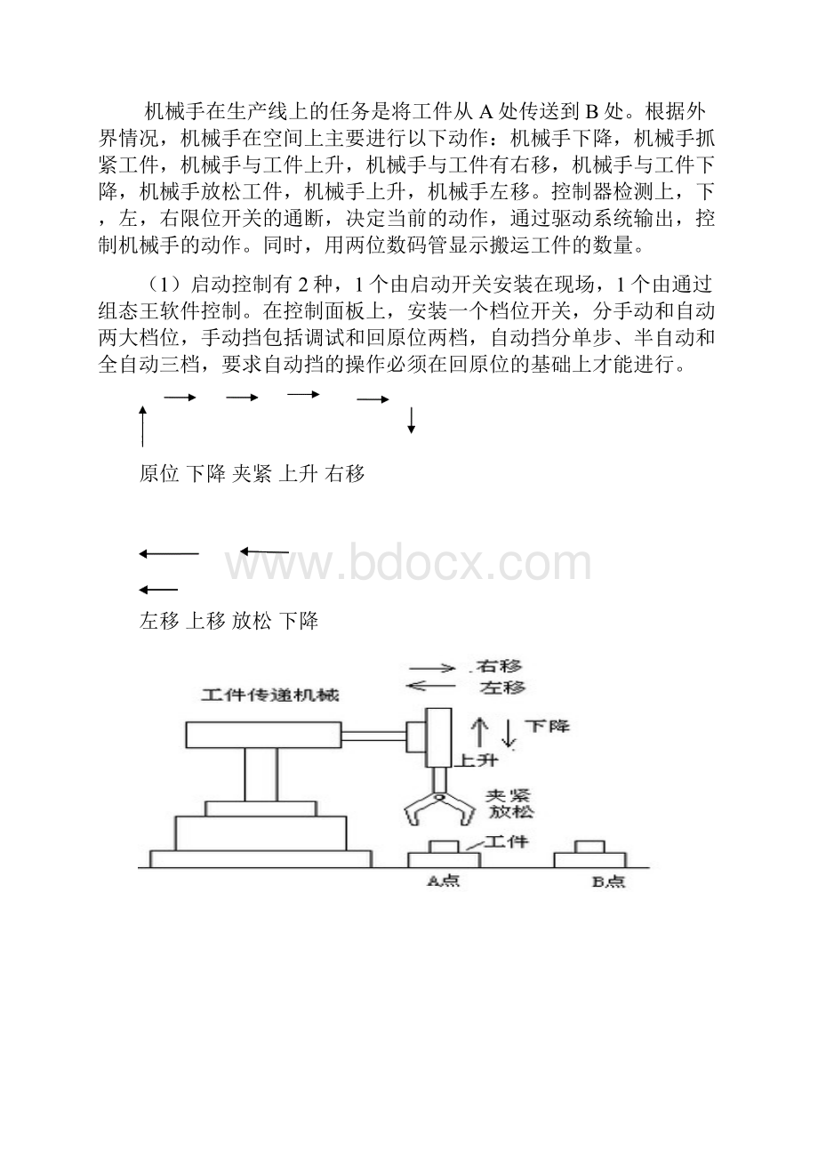 基于PLC机械手控制系统设计.docx_第3页