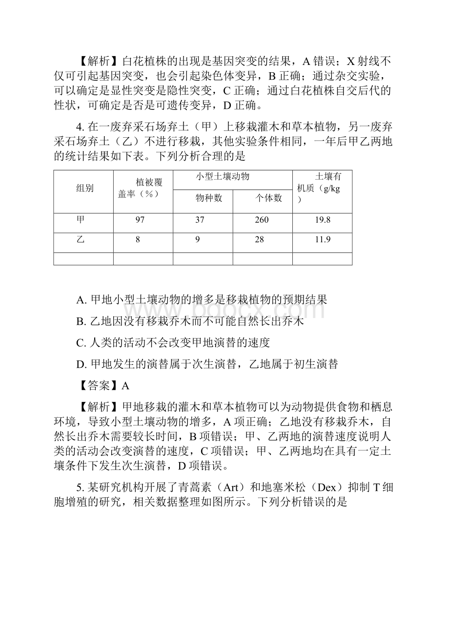 广东省揭阳市届高三第一次模拟考试理科综合生物 精校解析Word版.docx_第3页