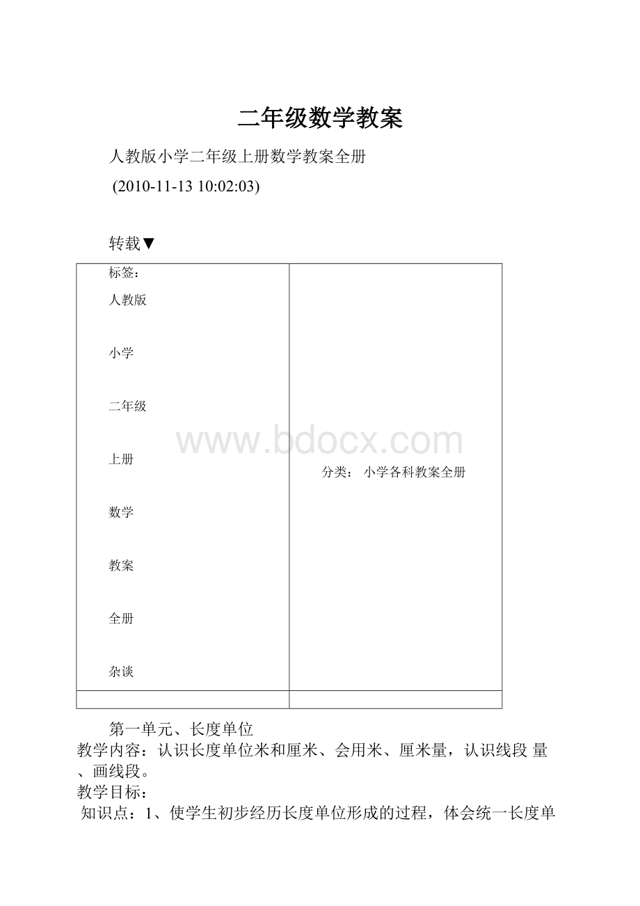 二年级数学教案.docx_第1页