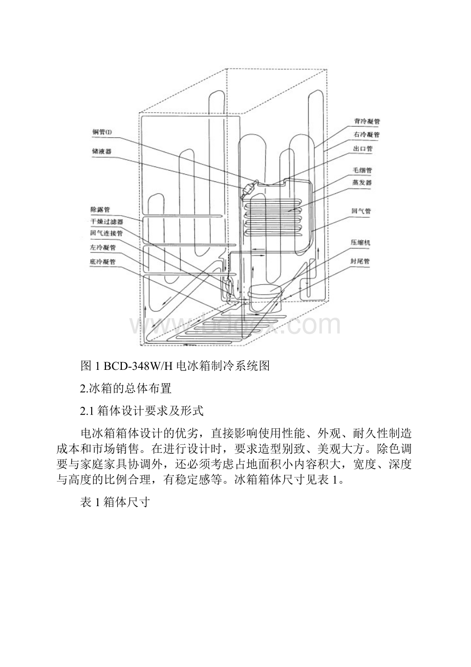 冰箱制冷系统设计说明书.docx_第2页