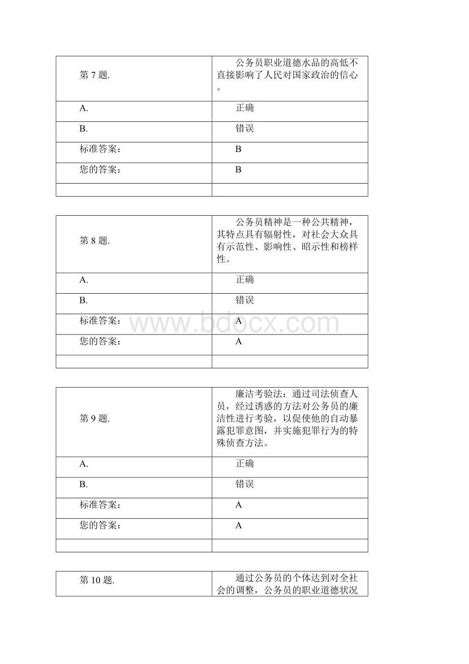 公仆意识与职业精神试题及答案.docx_第3页