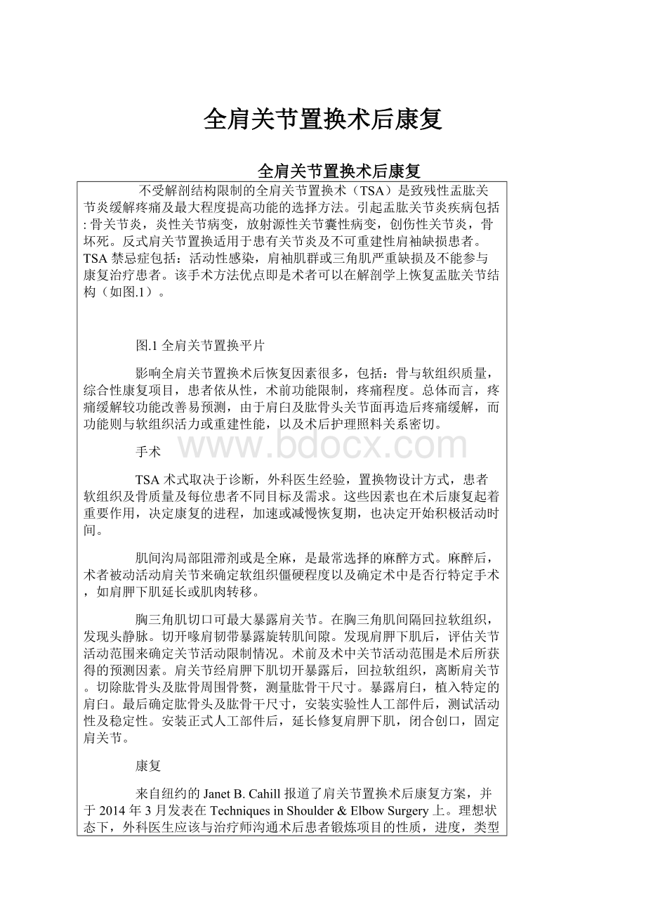 全肩关节置换术后康复.docx