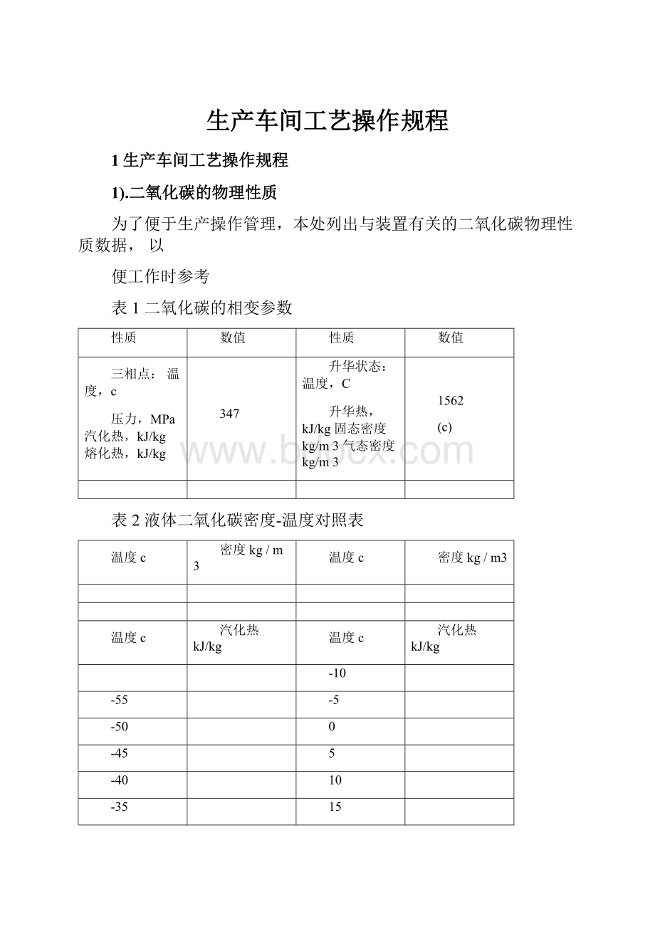 生产车间工艺操作规程.docx_第1页