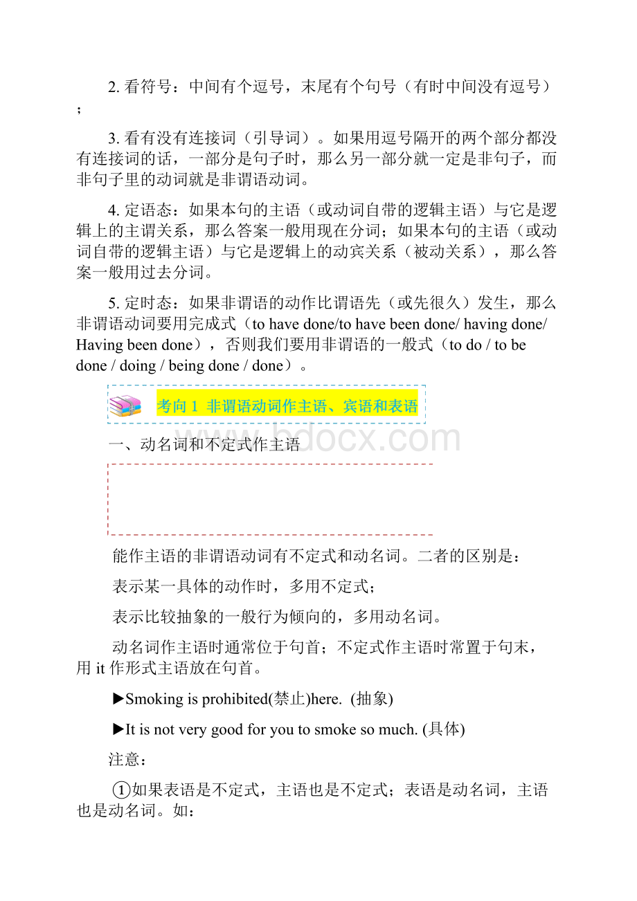 高考英语之高频考点解密七 非谓语动词含答案.docx_第2页